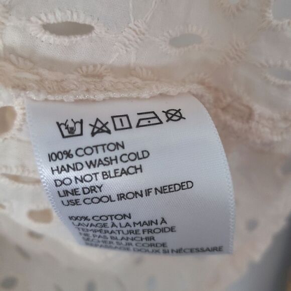 Pins & Needles Peplum Eyelet Tank Top Pink M - Picture 6 of 6